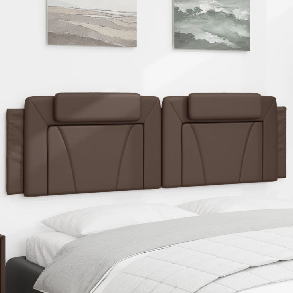 gavlpude Viana 180 cm kunstlæder brun