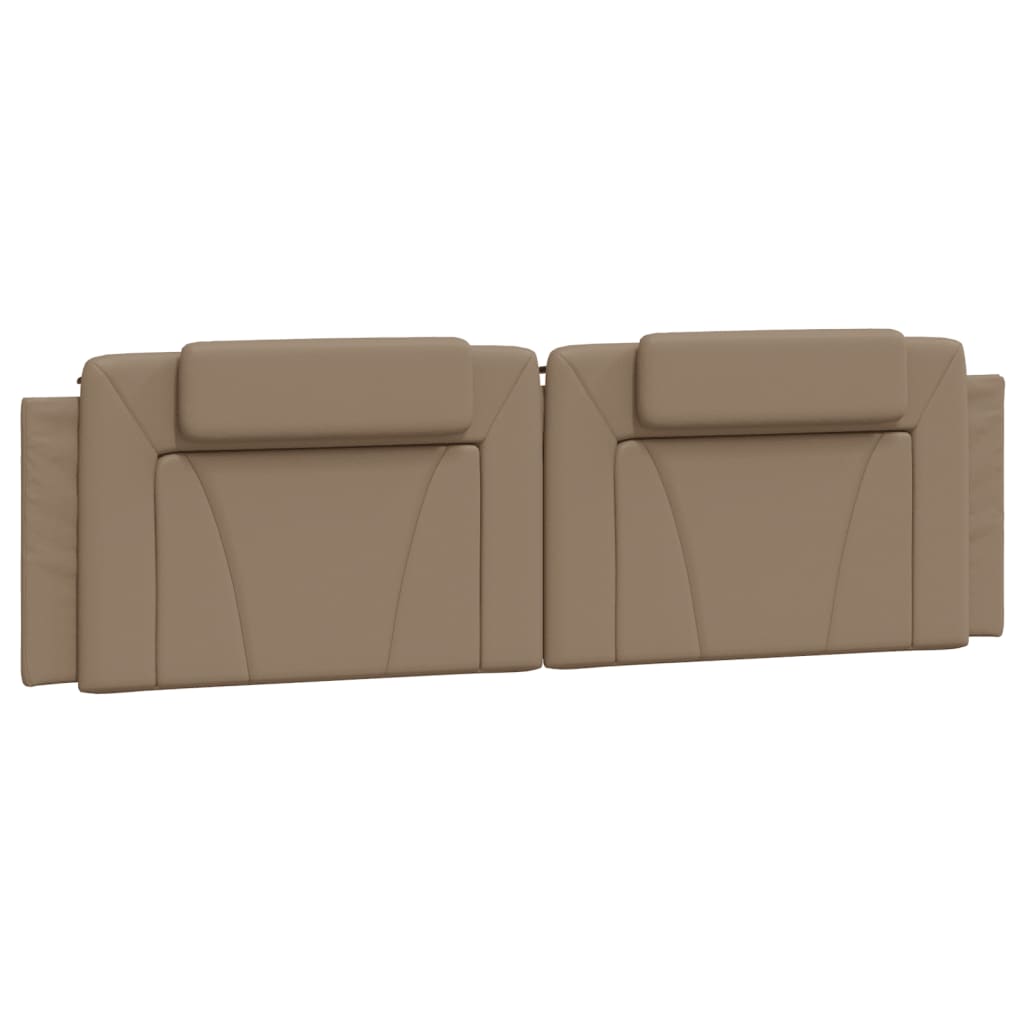 gavlpude Viana 180 cm kunstlæder cappuccinofarvet