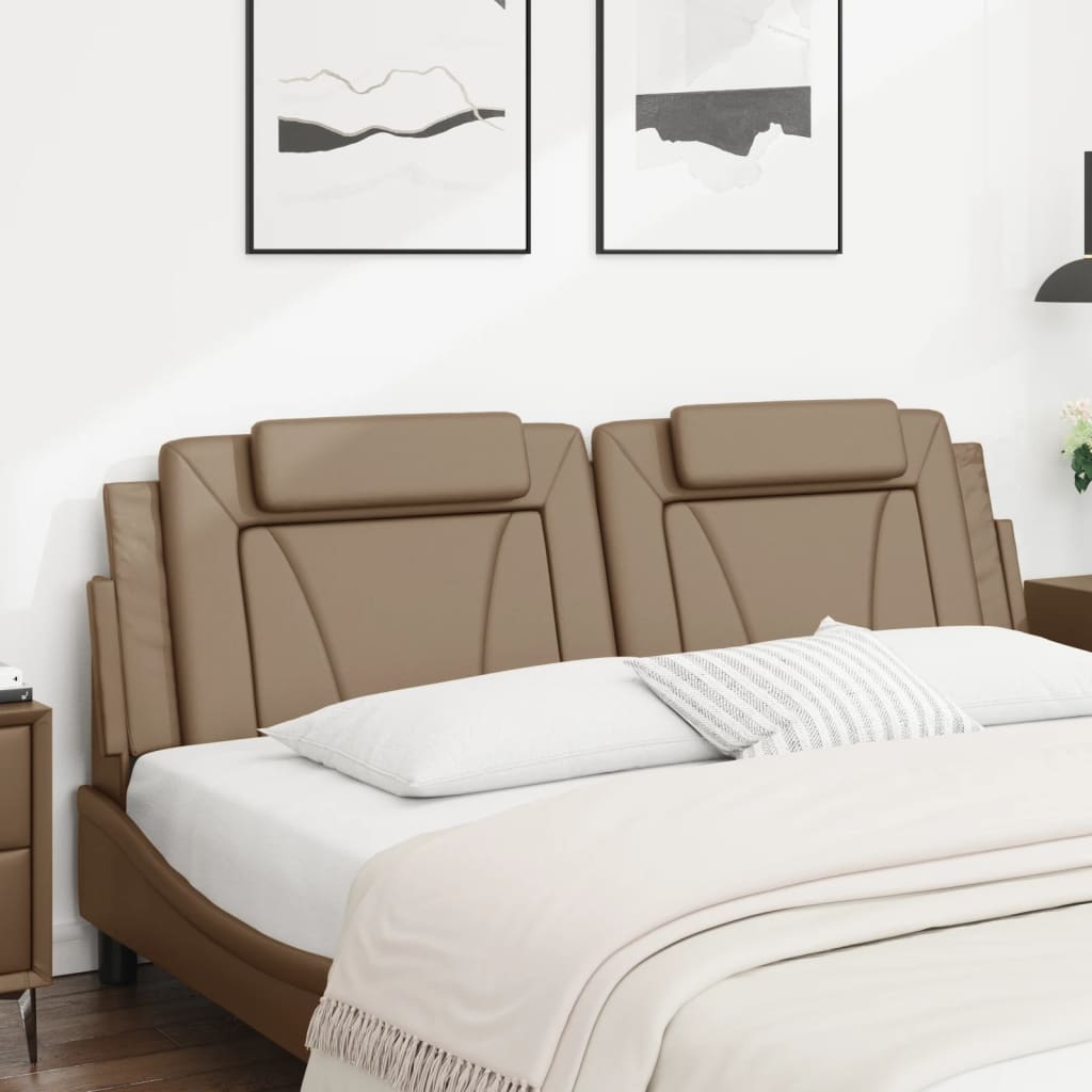 gavlpude Viana 180 cm kunstlæder cappuccinofarvet