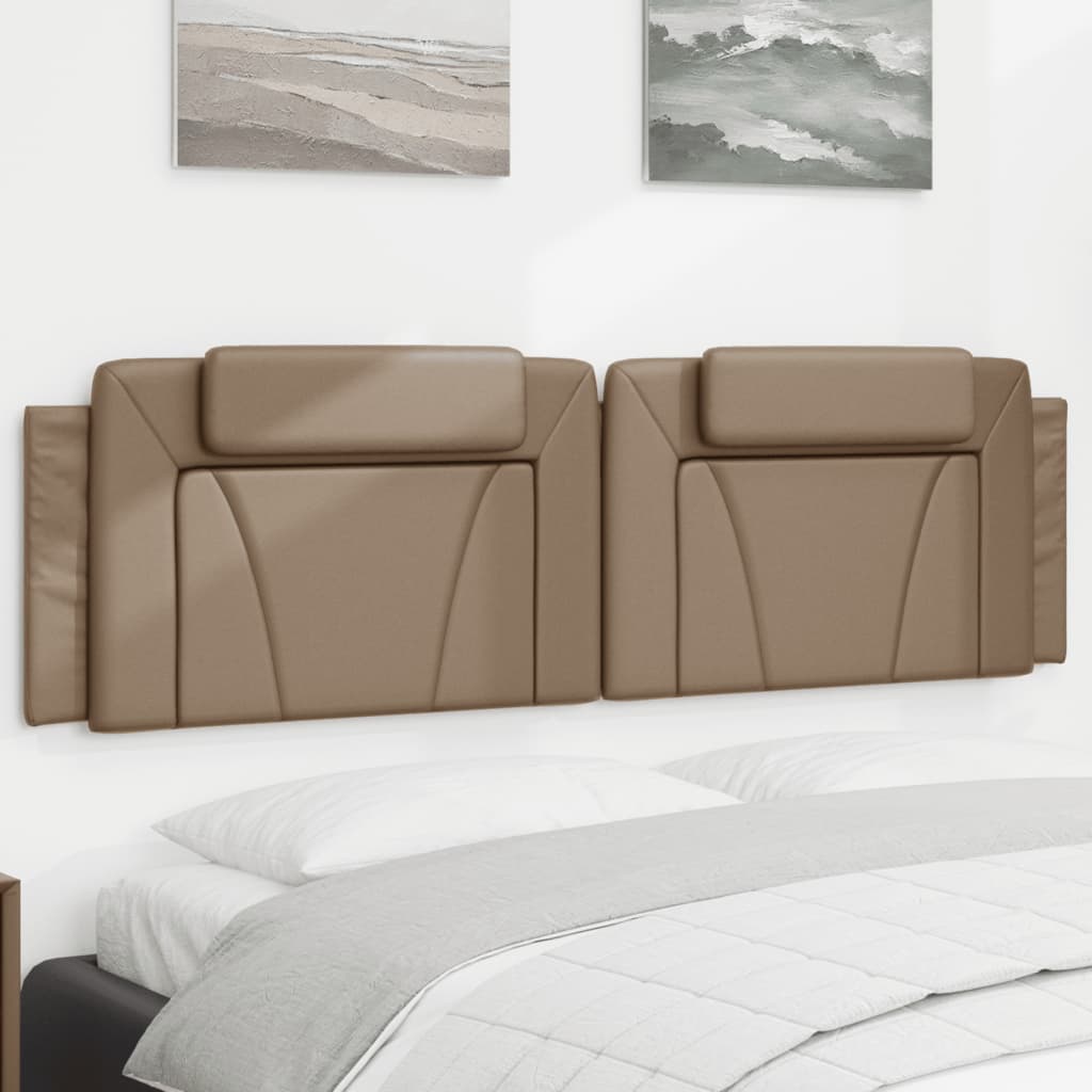 gavlpude Viana 180 cm kunstlæder cappuccinofarvet