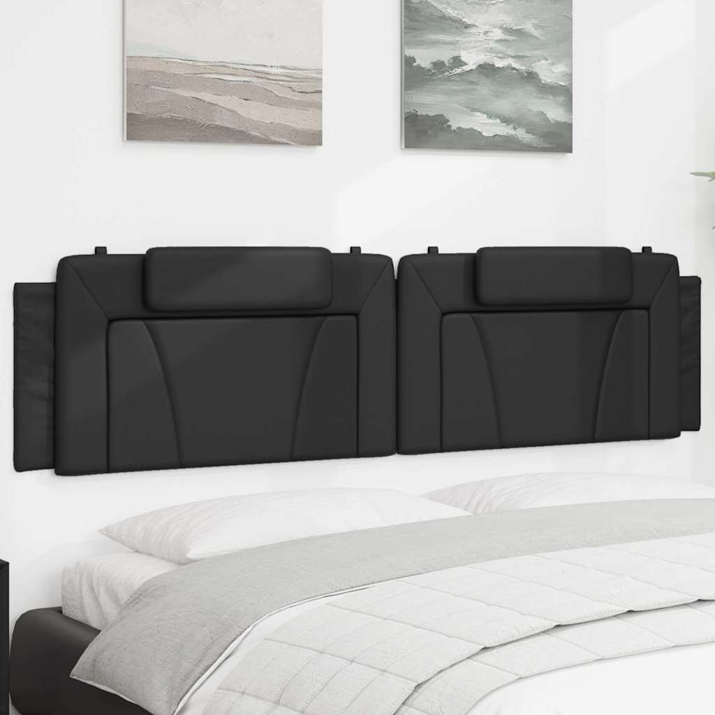 gavlpude Viana 200 cm kunstlæder sort