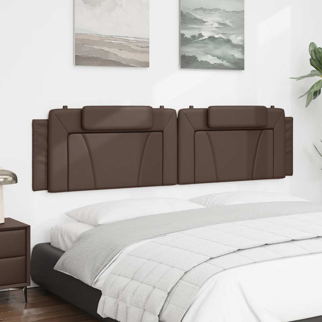 gavlpude Viana 200 cm kunstlæder brun