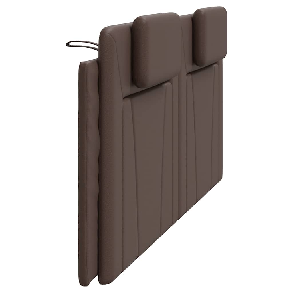 gavlpude Viana 200 cm kunstlæder brun