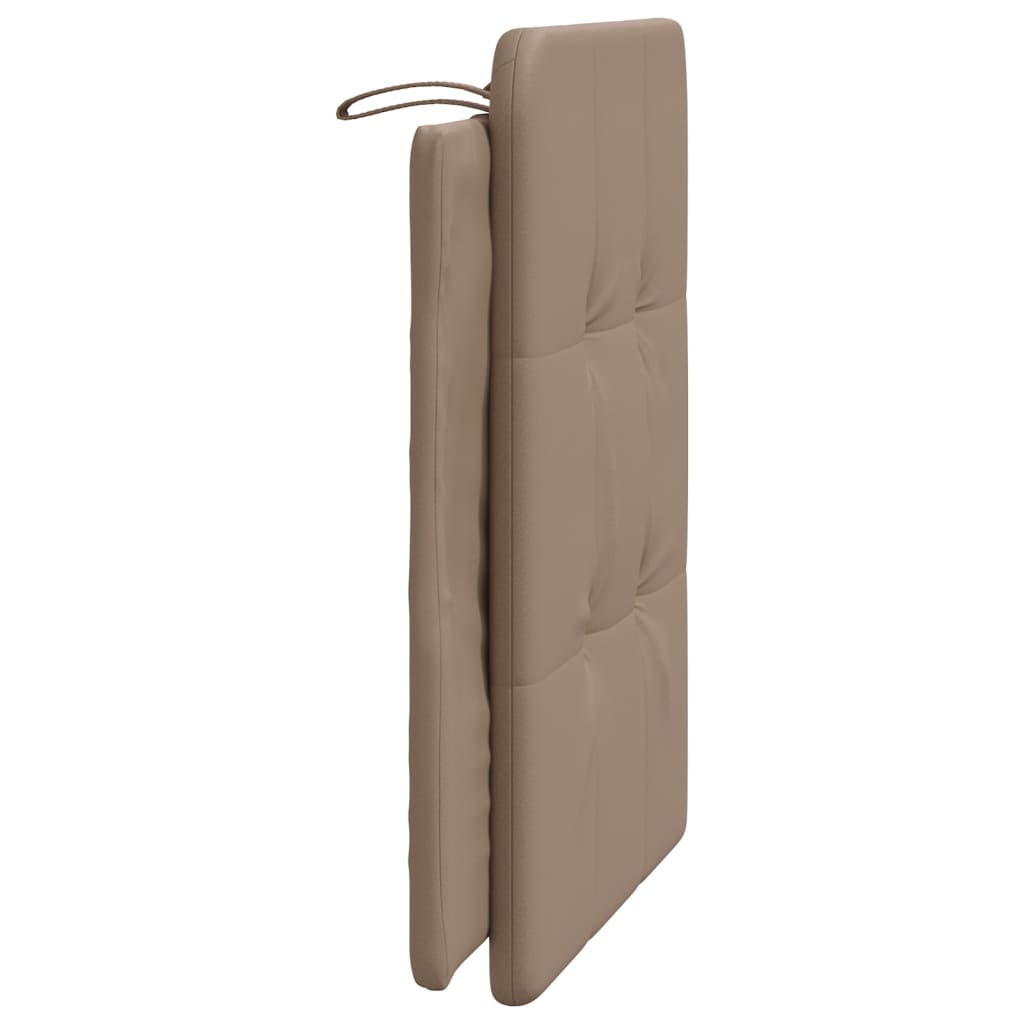 gavlpude Zadar 80 cm kunstlæder cappuccinofarvet