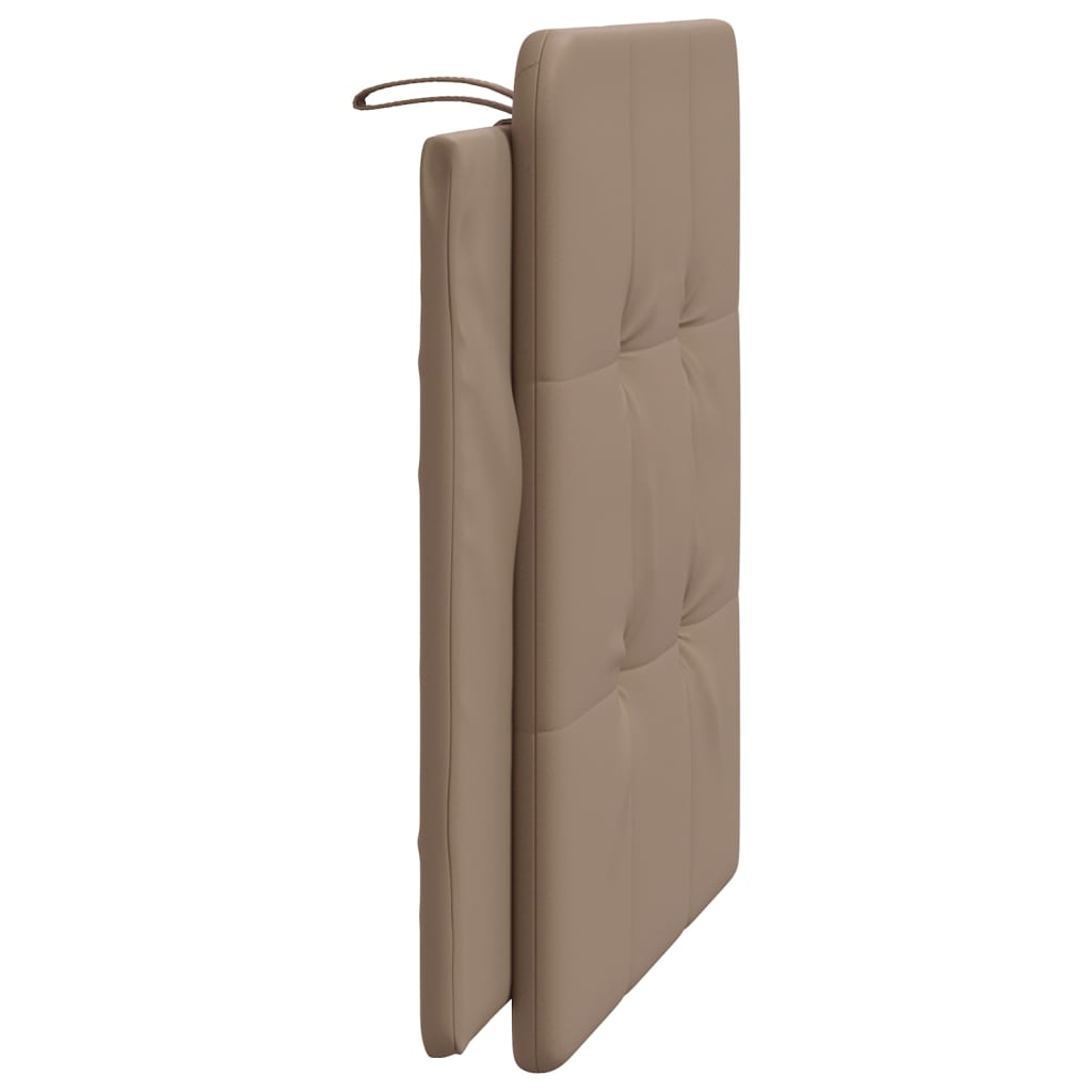 gavlpude Zadar 100 cm kunstlæder cappuccinofarvet
