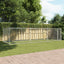 hundegård med låge 6x2x1,5 m galvaniseret stål grå
