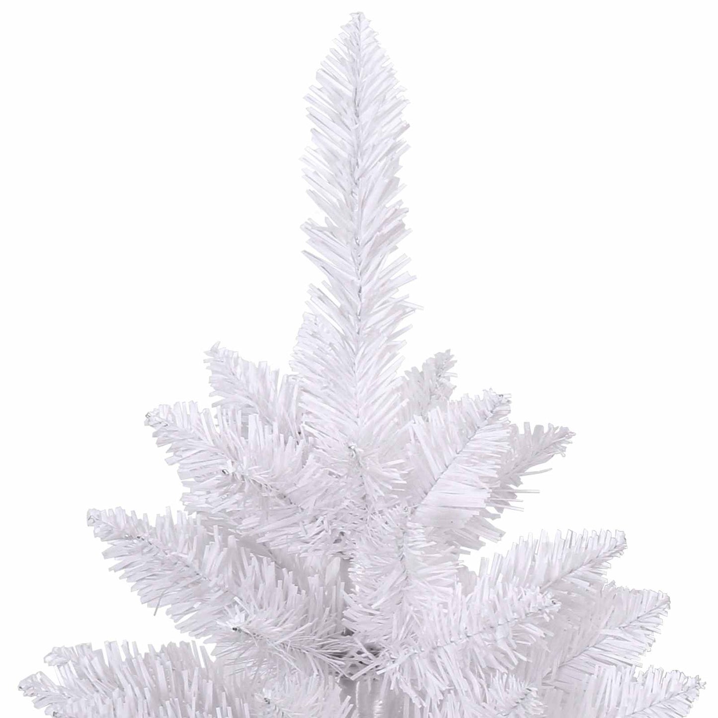 Kunstigt juletræ 300 cm PVC og Stål Hvid