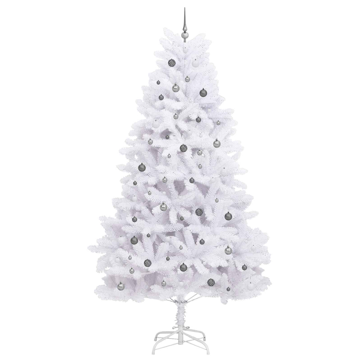 Kunstigt juletræ 300 cm PVC og Stål Hvid