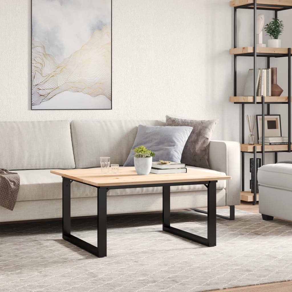 bordben til sofabord 80x70x43 cm O-stel stål