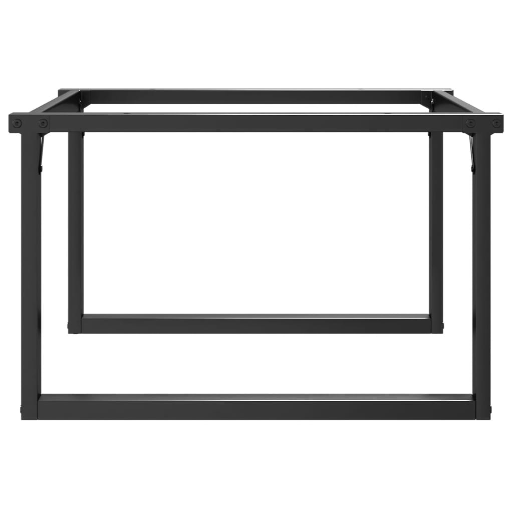 bordben til sofabord 80x70x43 cm O-stel stål