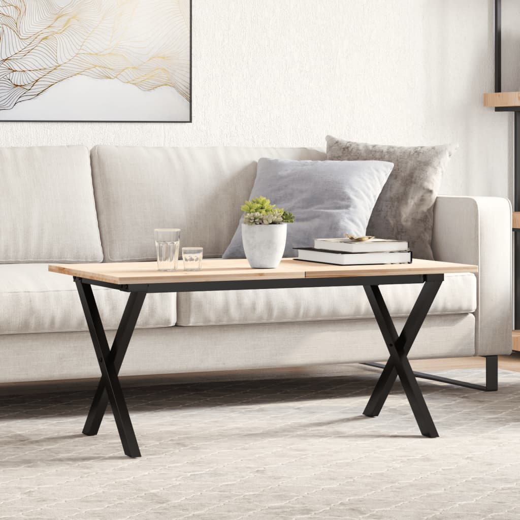 bordben til sofabord 70x30x43 cm X-stel stål