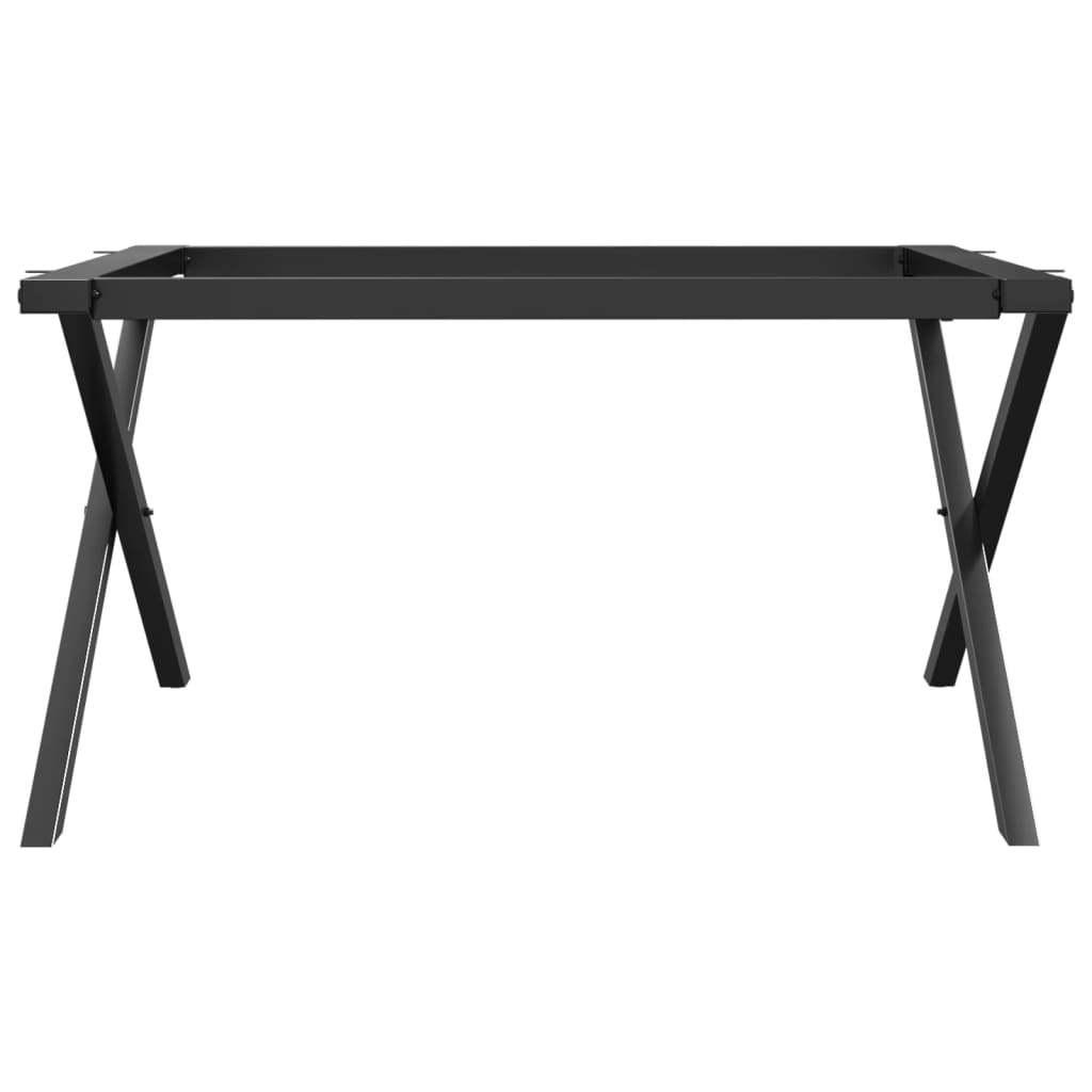 bordben til sofabord 80x70x43 cm X-stel stål