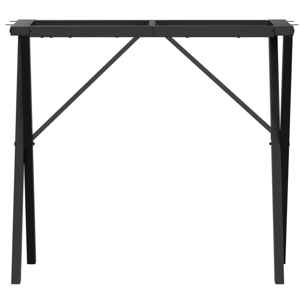 bordben til spisebord 80x40x73 cm X-stel stål