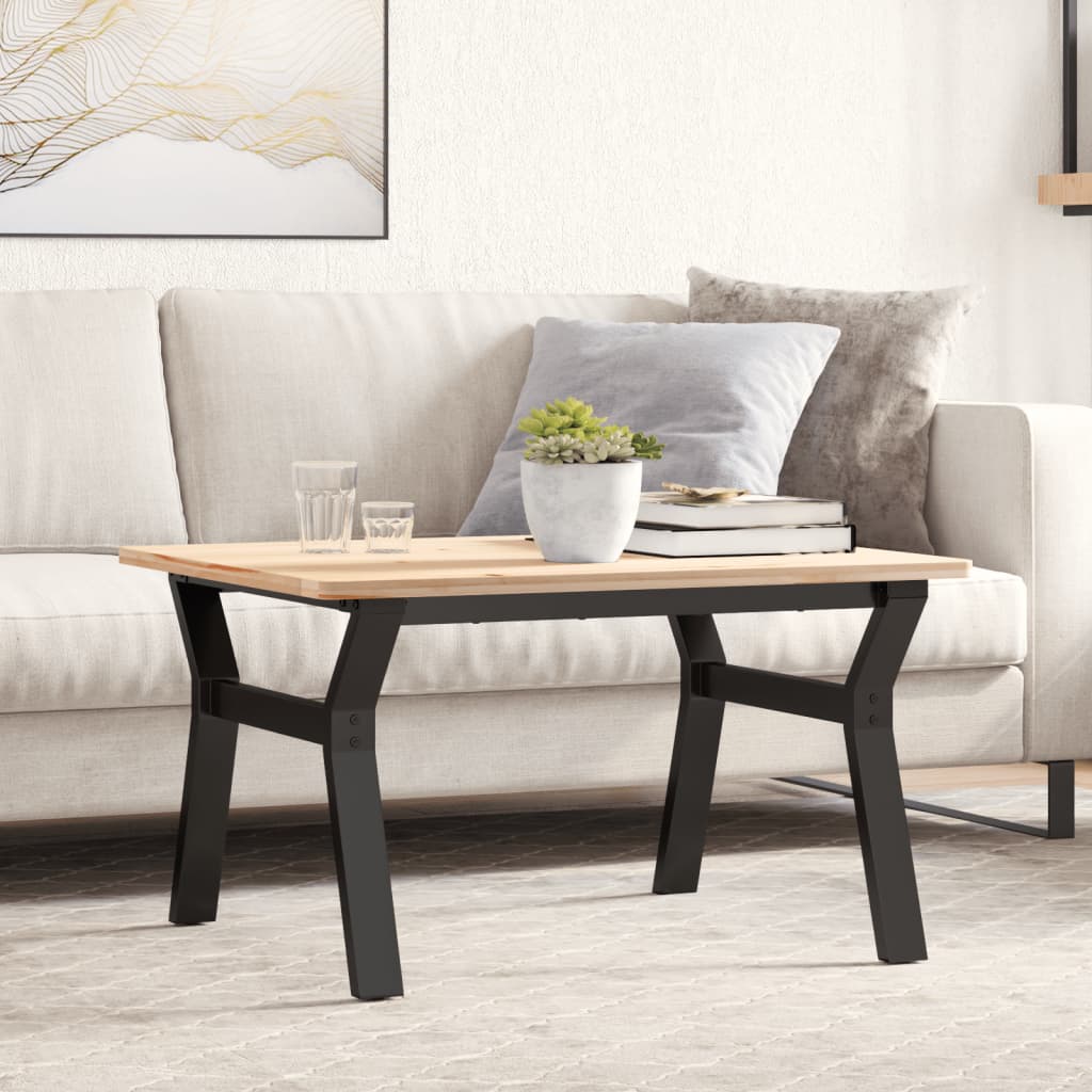 bordben til sofabord 70x60x43 cm Y-stel stål