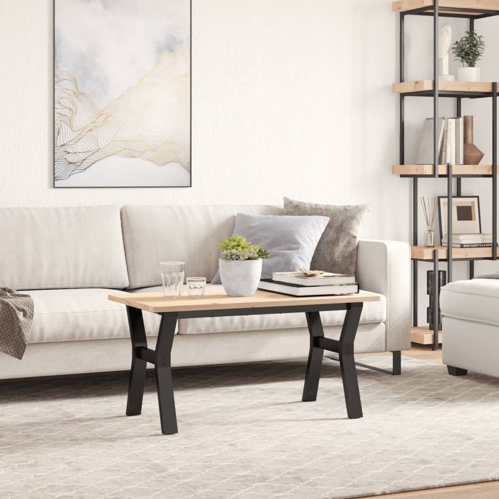 bordben til sofabord 90x40x43 cm Y-stel stål