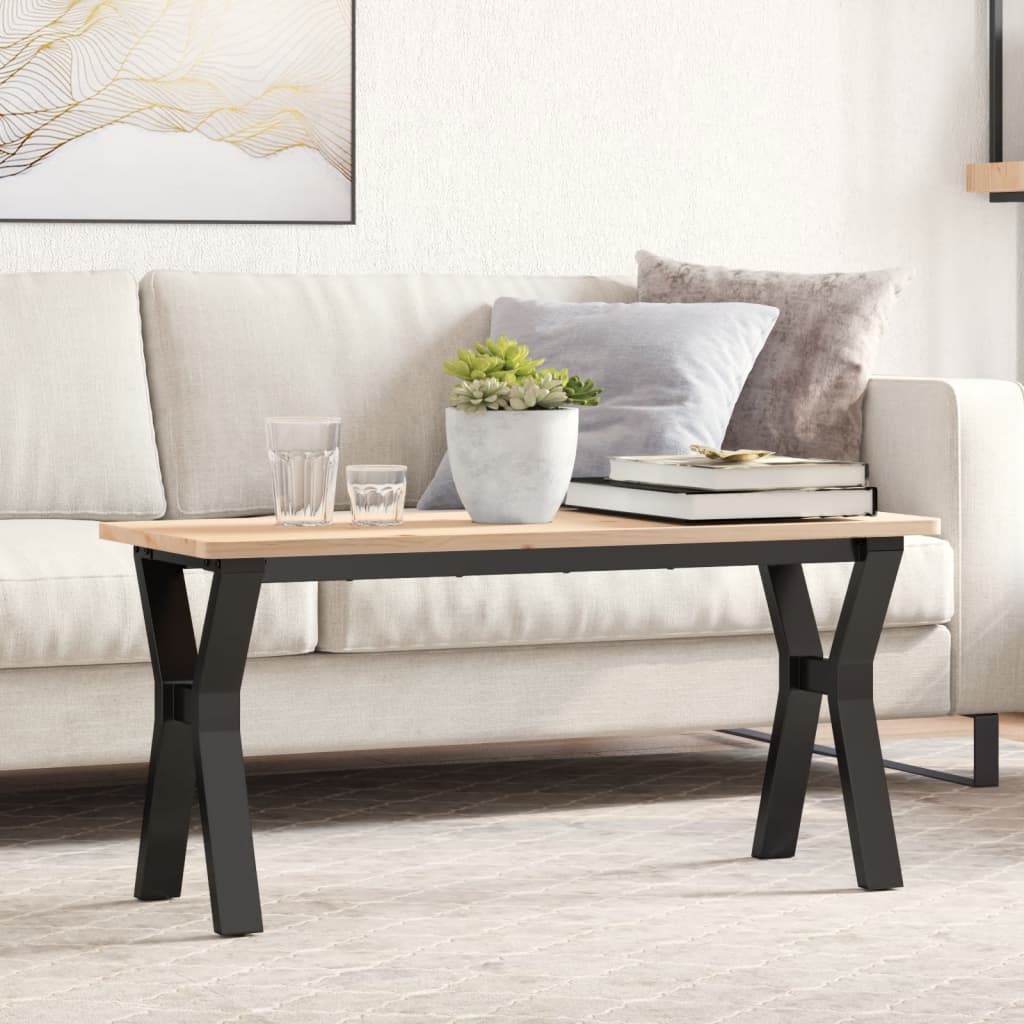 bordben til sofabord 90x30x43 cm Y-stel stål