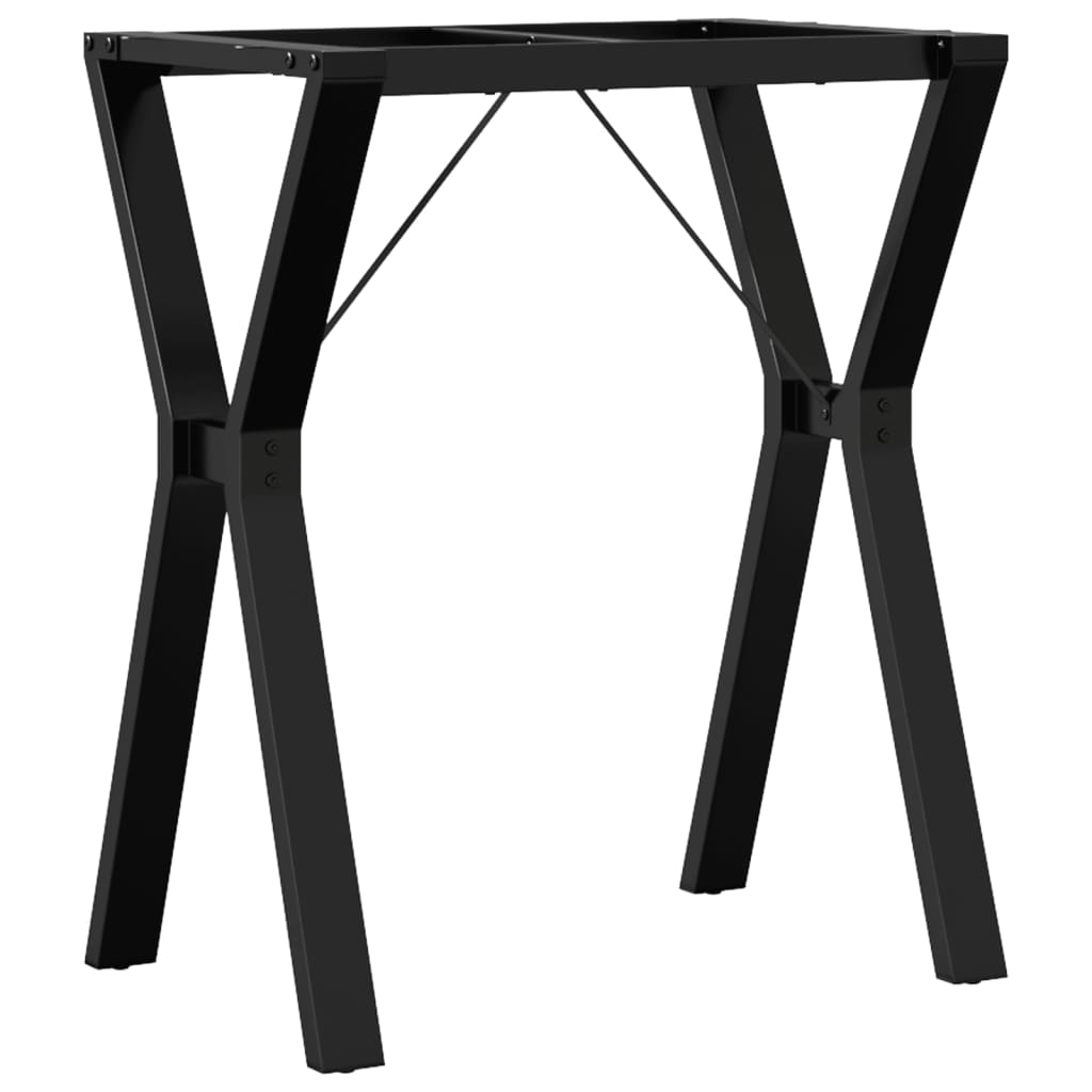 bordben til spisebord 60x40x73 cm Y-stel stål