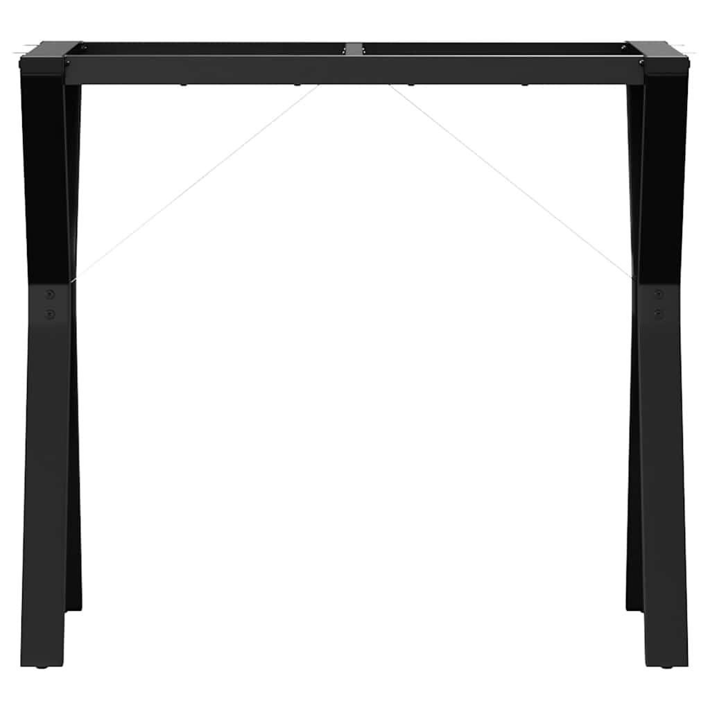 bordben til spisebord 80x40x73 cm Y-stel stål