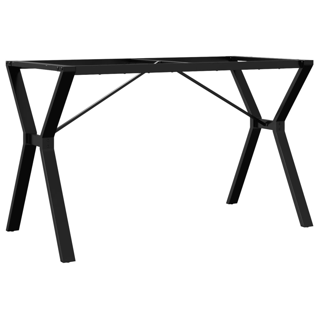 bordben til spisebord 120x60x73 cm Y-stel stål