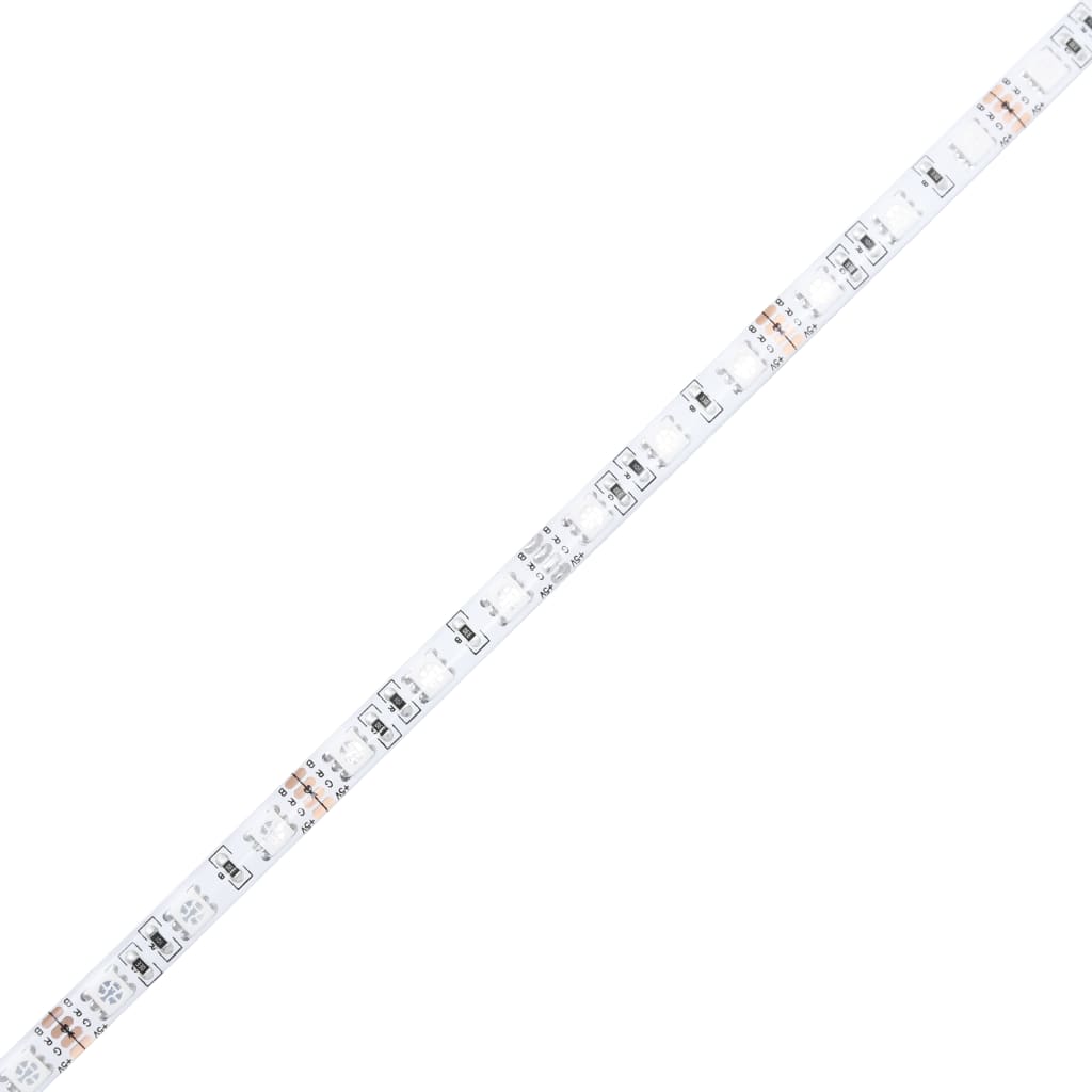 sengeramme med LED-lys 75x190 cm sort