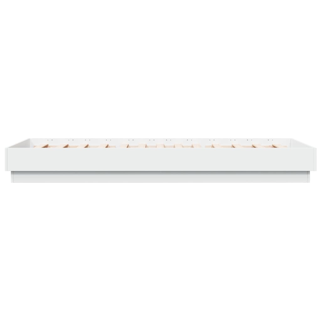 sengeramme 100x200 cm konstrueret træ hvid