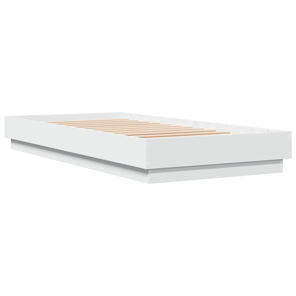 sengeramme 100x200 cm konstrueret træ hvid
