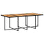 spisebordssæt til haven 13 dele med hynder polyrattan sort