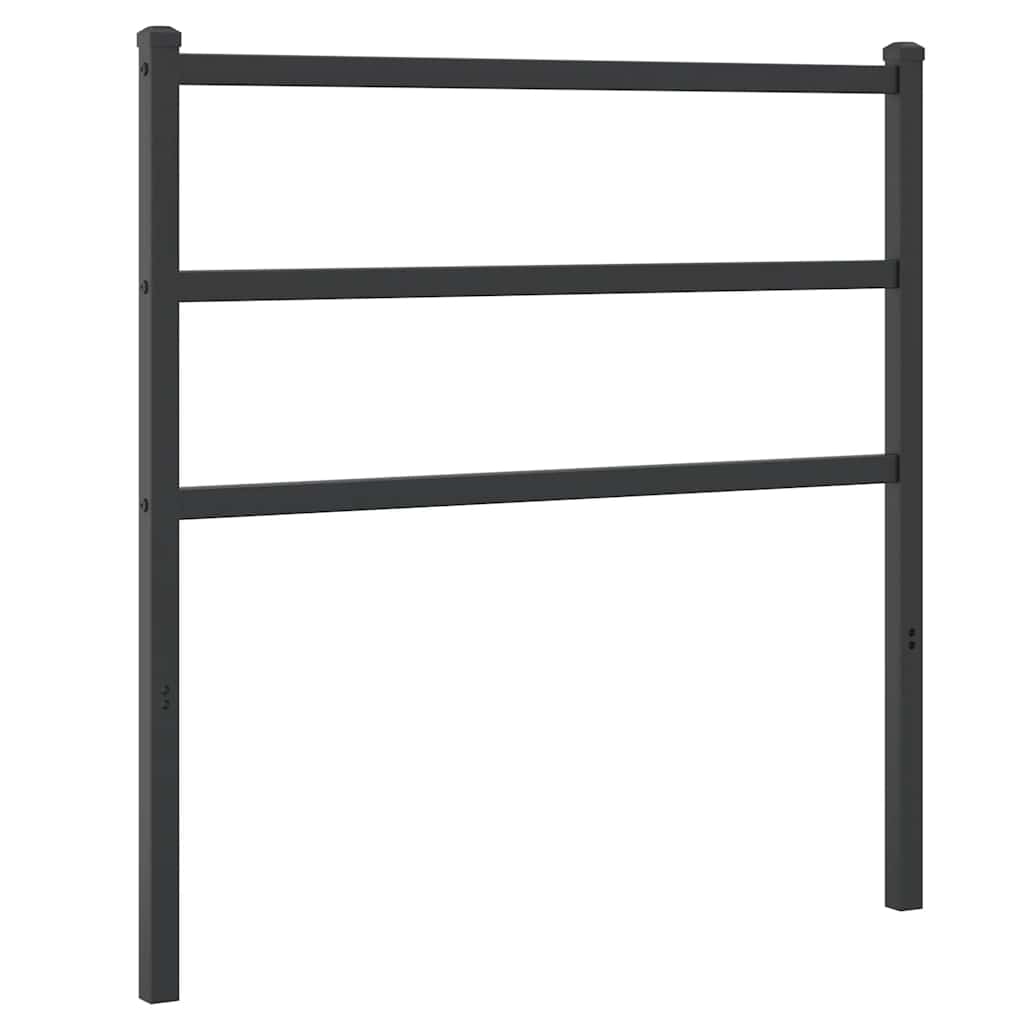 udskiftningsgavl 90 cm metal sort