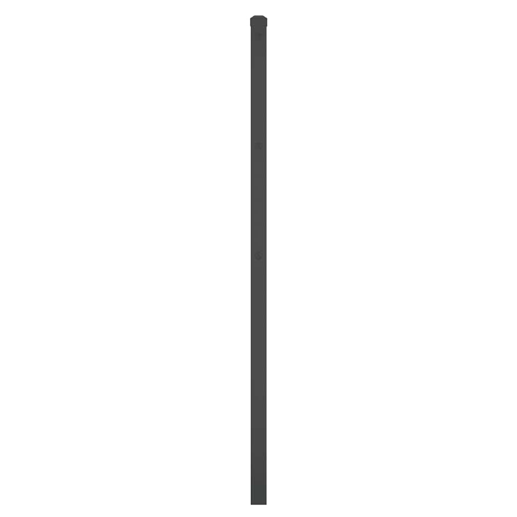 udskiftningsgavl 90 cm metal sort