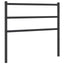 udskiftningsgavl 100 cm metal sort