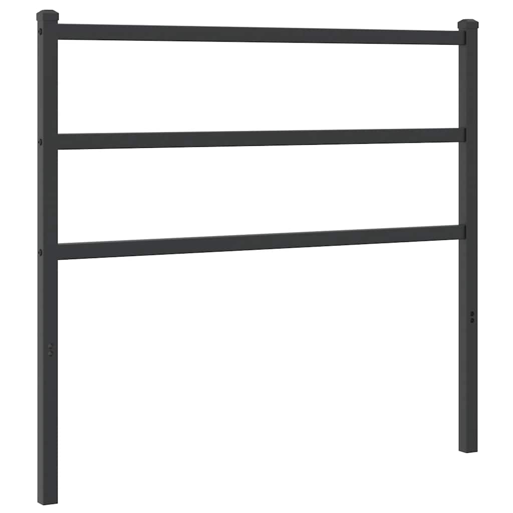 udskiftningsgavl 100 cm metal sort