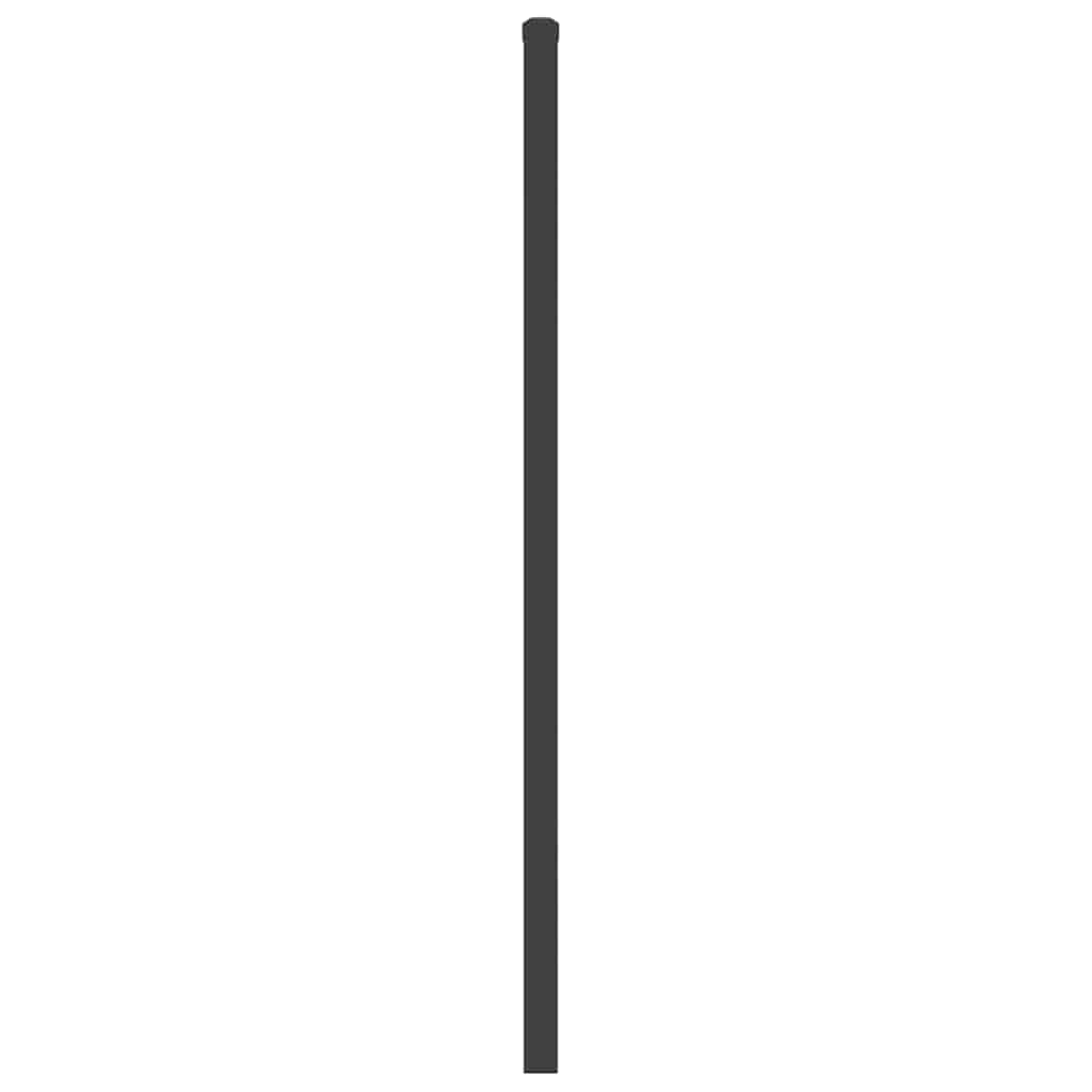 udskiftningsgavl 100 cm metal sort