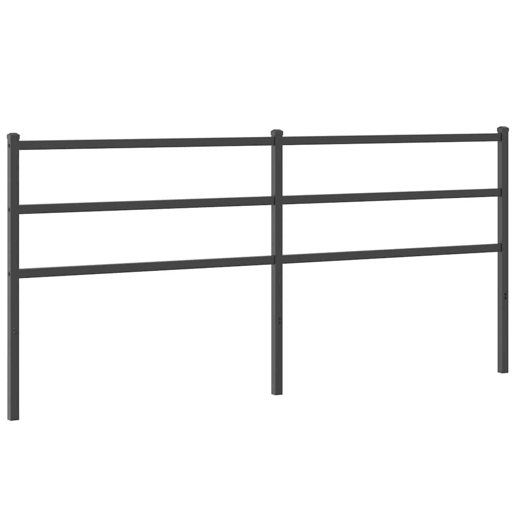 udskiftningsgavl 193 cm metal sort