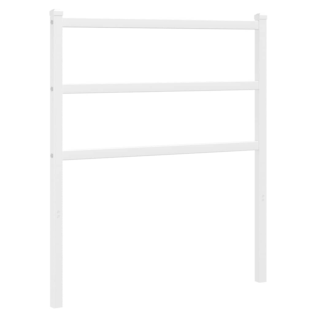 udskiftningsgavl 75 cm metal hvid