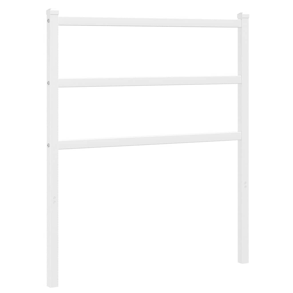 udskiftningsgavl 80 cm metal hvid