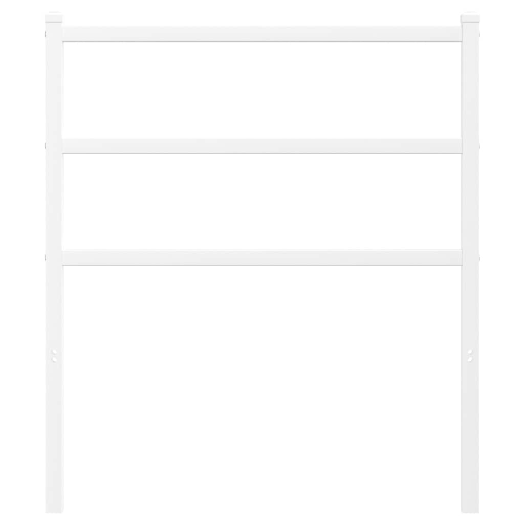 udskiftningsgavl 80 cm metal hvid