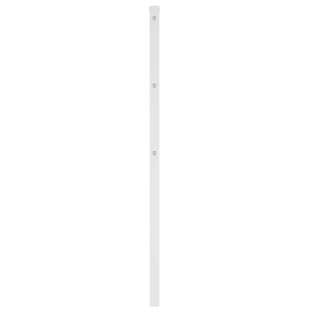 udskiftningsgavl 80 cm metal hvid