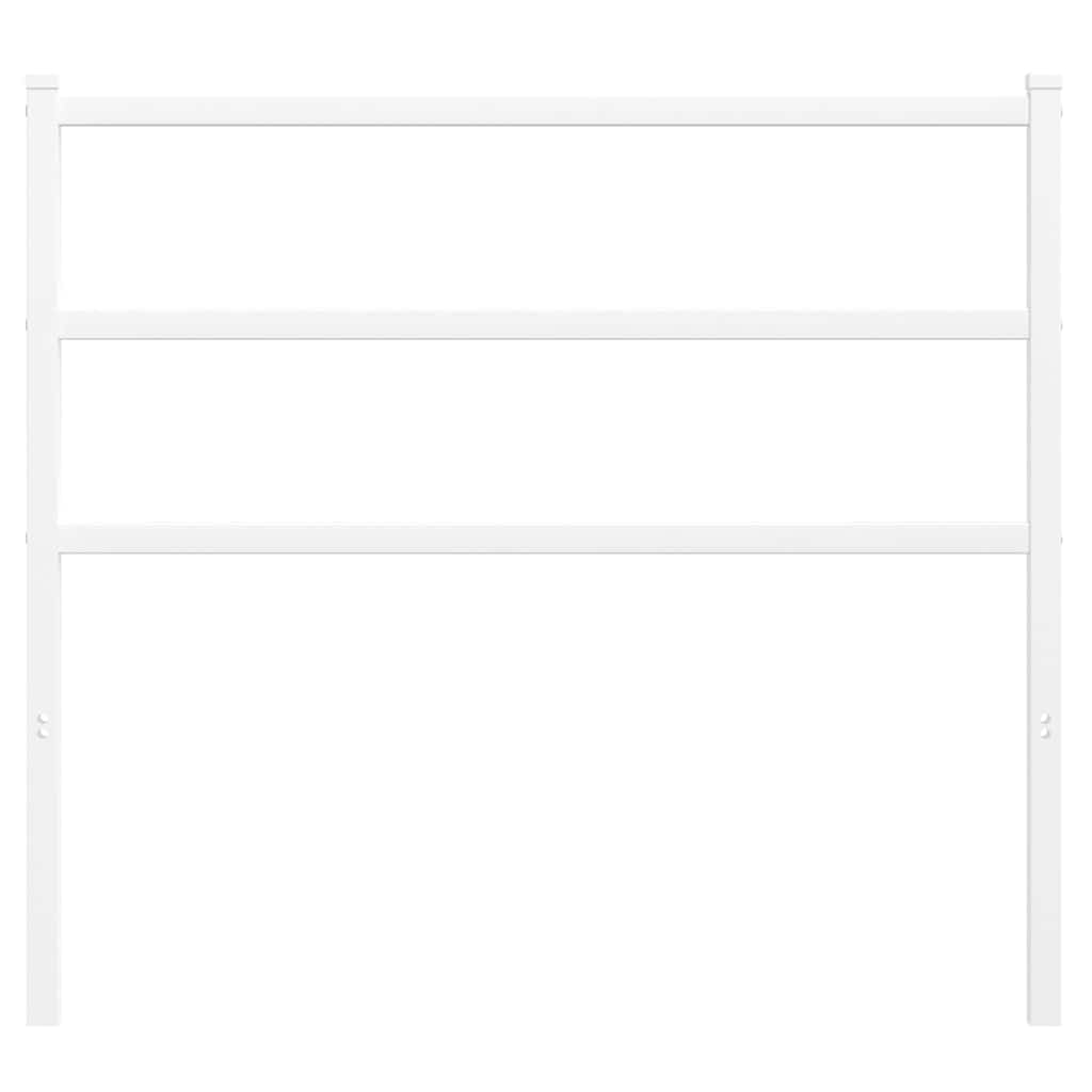 udskiftningsgavl 100 cm metal hvid