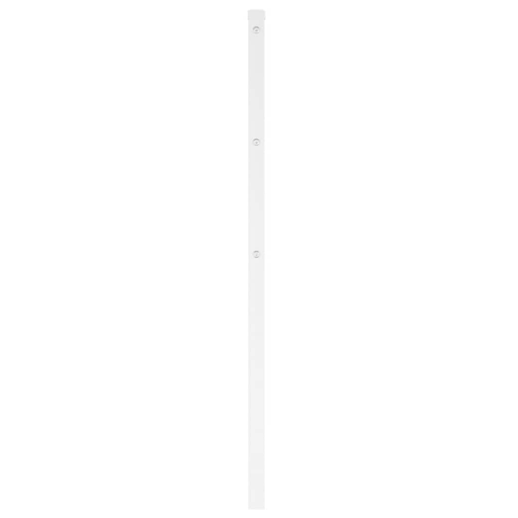udskiftningsgavl 100 cm metal hvid