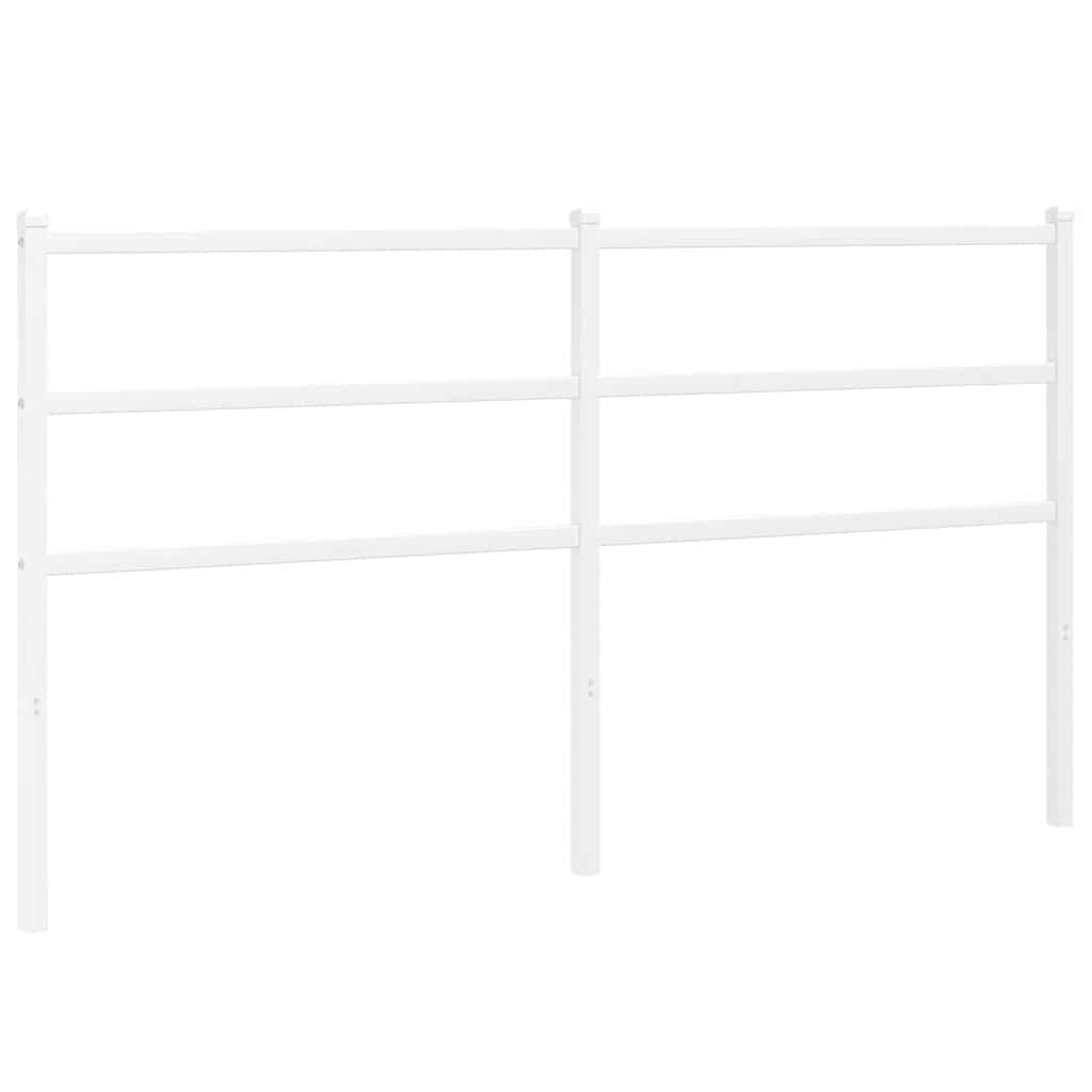 udskiftningsgavl 150 cm metal hvid
