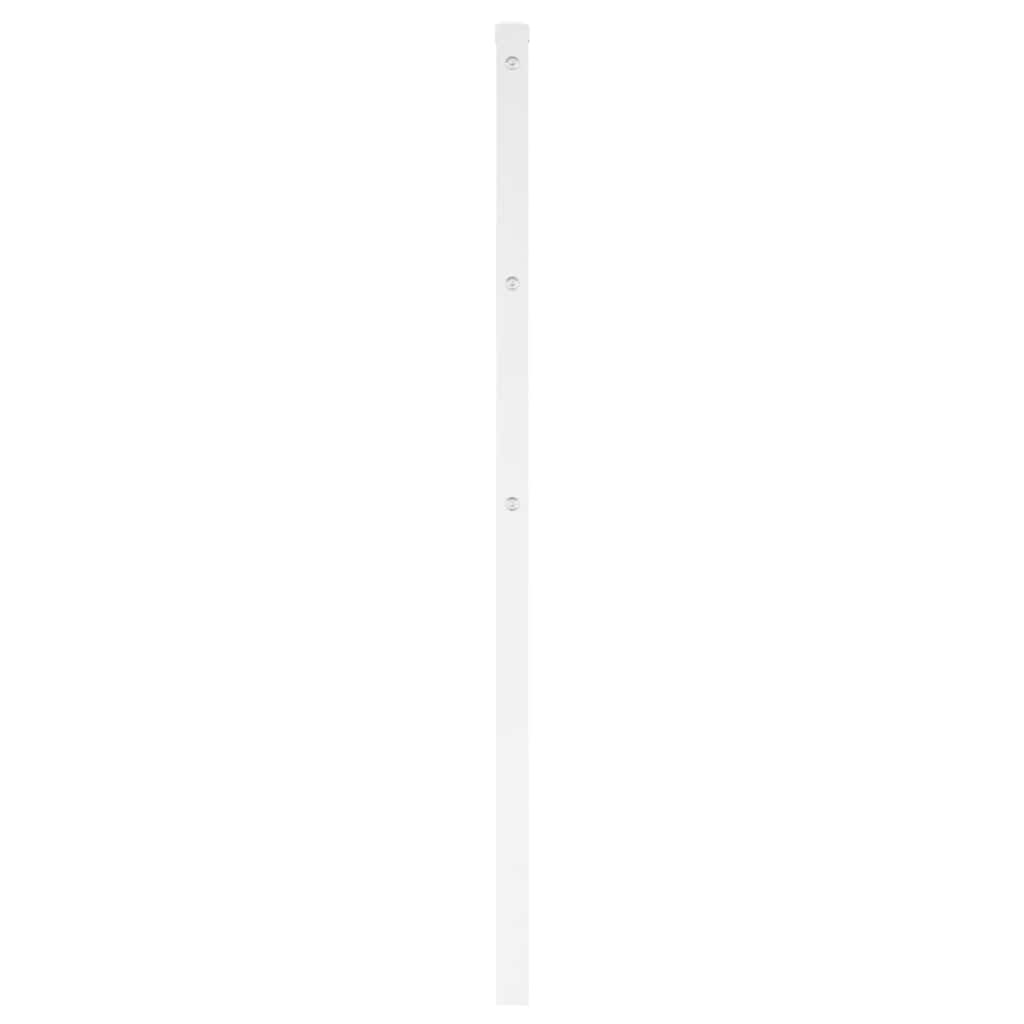 udskiftningsgavl 150 cm metal hvid