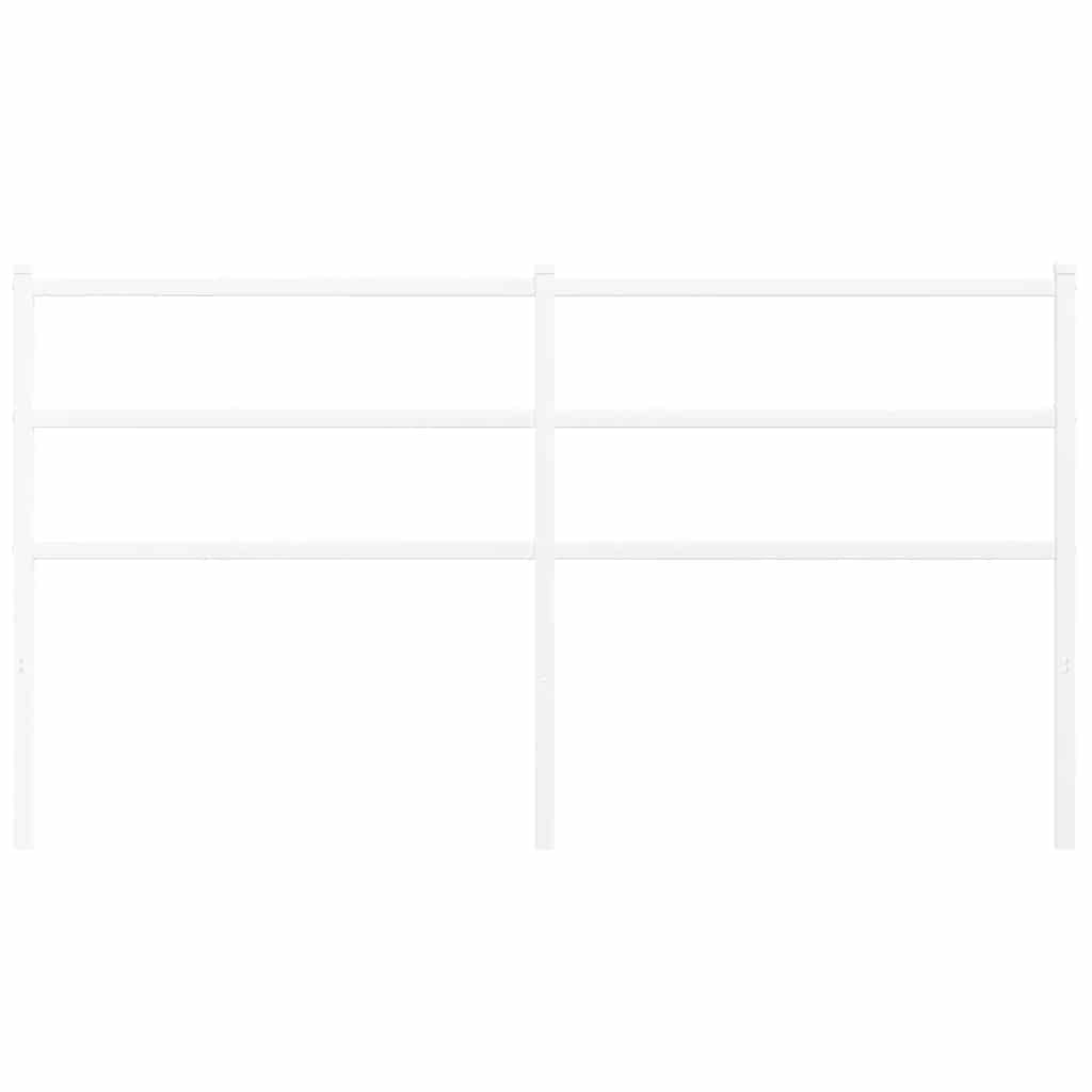 udskiftningsgavl 160 cm metal hvid