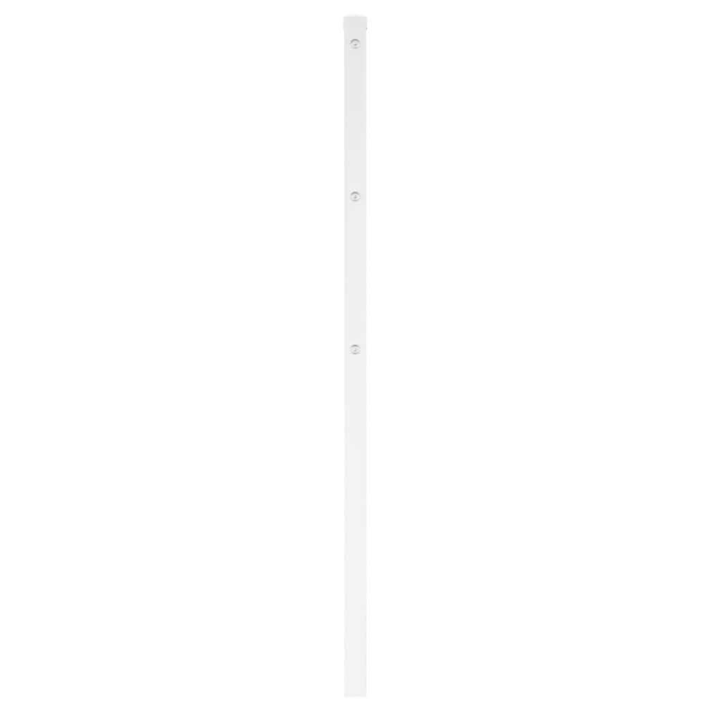 udskiftningsgavl 160 cm metal hvid
