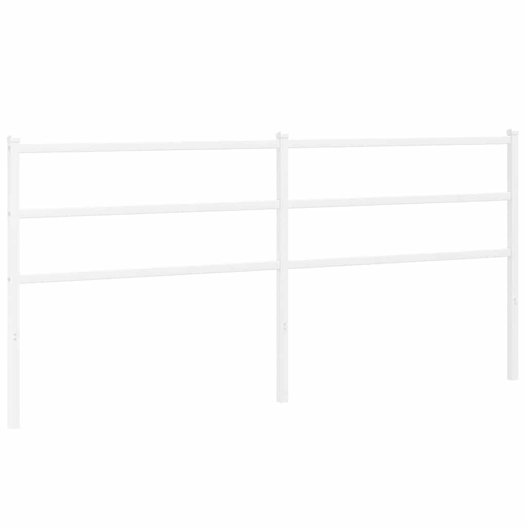 udskiftningsgavl 180 cm metal hvid
