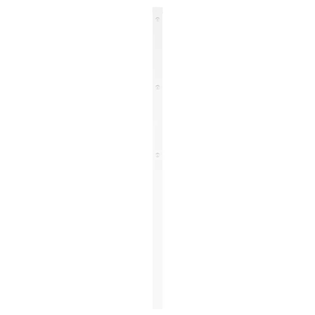 udskiftningsgavl 180 cm metal hvid