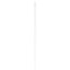 udskiftningsgavl 193 cm metal hvid