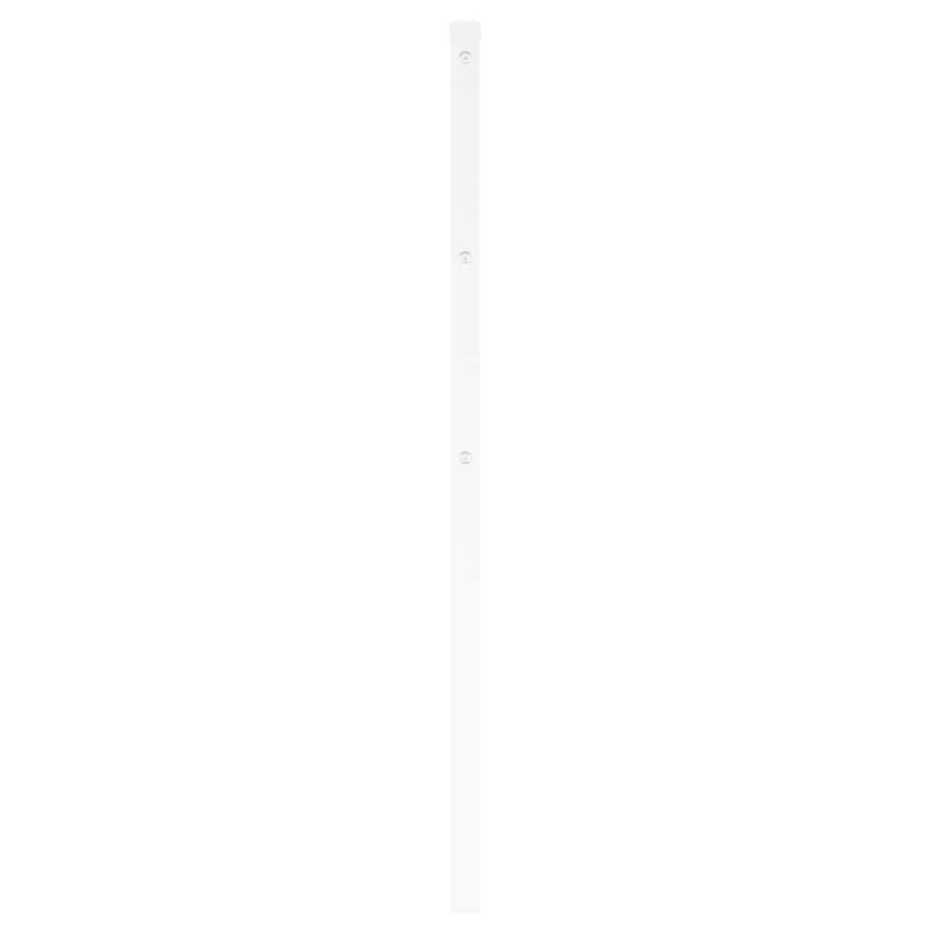 udskiftningsgavl 193 cm metal hvid