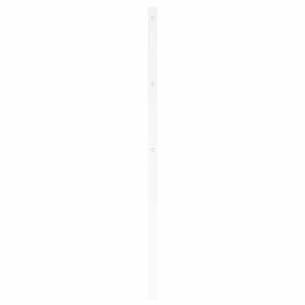 udskiftningsgavl 200 cm metal hvid