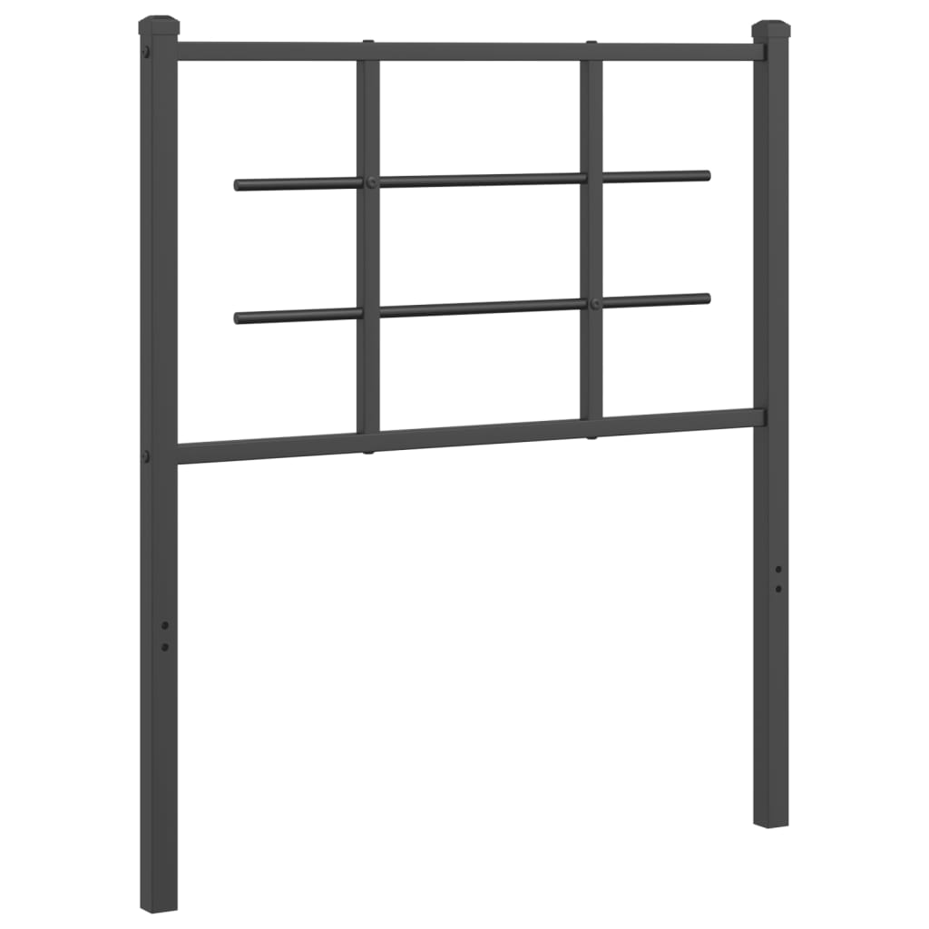 udskiftningsgavl 75 cm metal sort