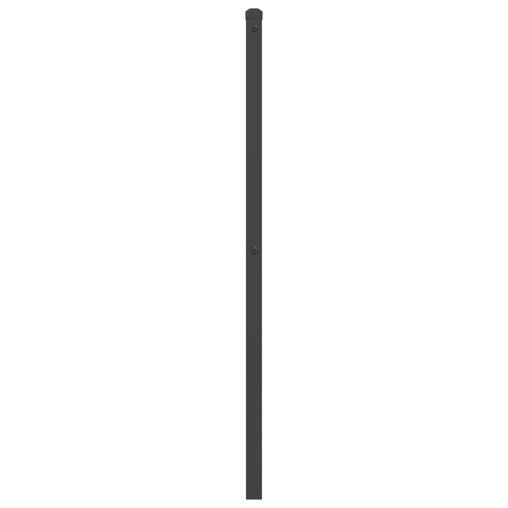 udskiftningsgavl 75 cm metal sort